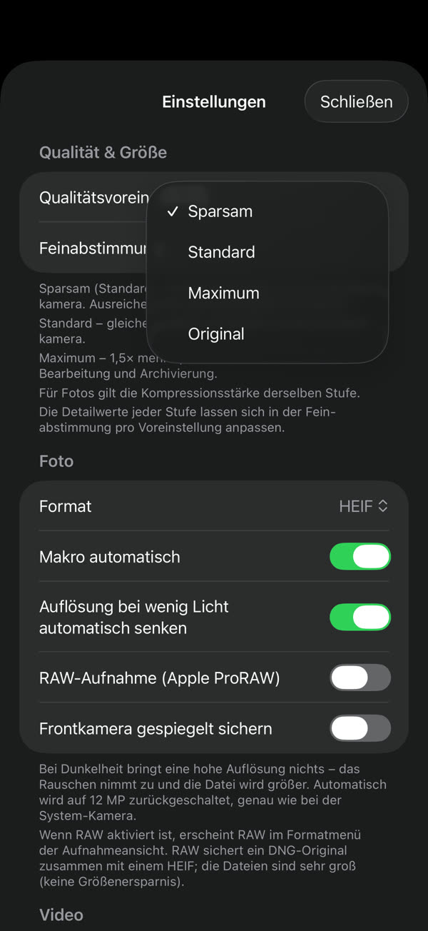 Wie viel gespart wird, bestimmst du